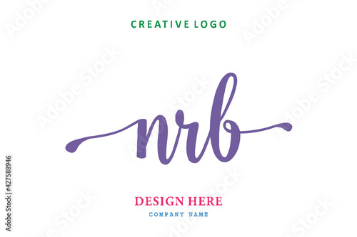 NRB lettering logo is simple, easy to understand and authoritative photo