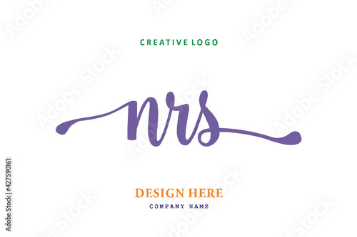NRS lettering logo is simple, easy to understand and authoritative