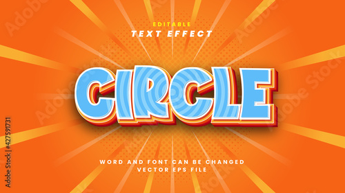 Circle text effect