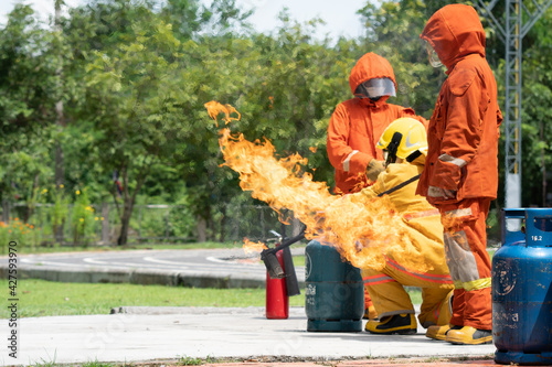 Fire demonstration