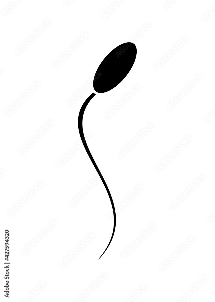 spermatozoon icon. vector illustration spermatozoon icon. vector illustration