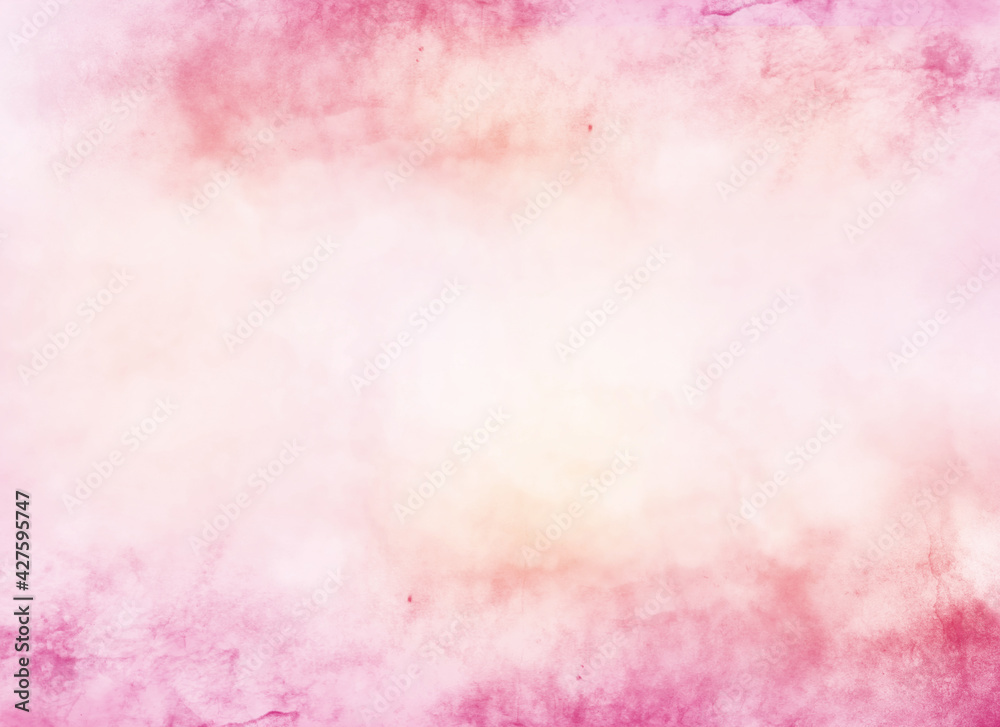 Obraz premium Color sky with clouds as background. Watercolor
