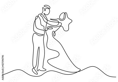 Continuous one line drawing...