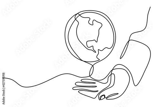 Continuous one line drawing...