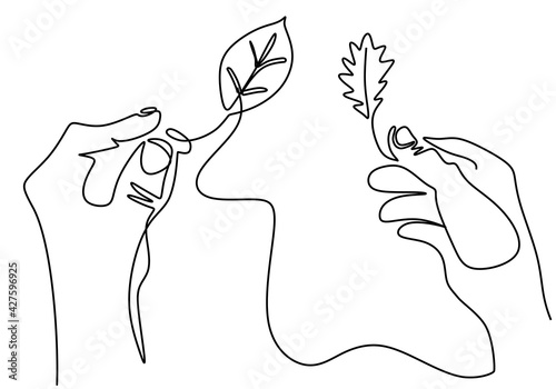 Continuous one line drawing...