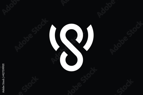 Creative Innovative Initial WS logo and SW logo. WS Letter Minimal luxury Monogram. SW Professional initial design. Premium Business typeface. Alphabet symbol and sign.
