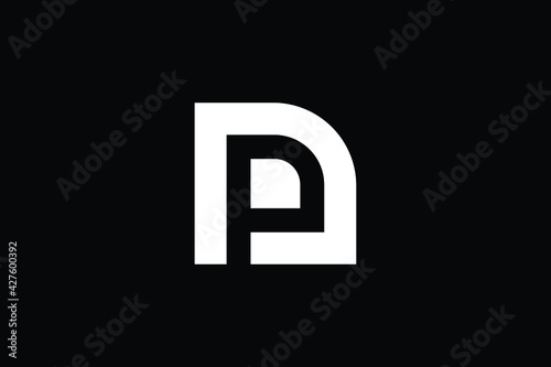 Creative Innovative Initial DP logo and PD logo. DP Letter Minimal luxury Monogram. PD Professional initial design. Premium Business typeface. Alphabet symbol and sign.