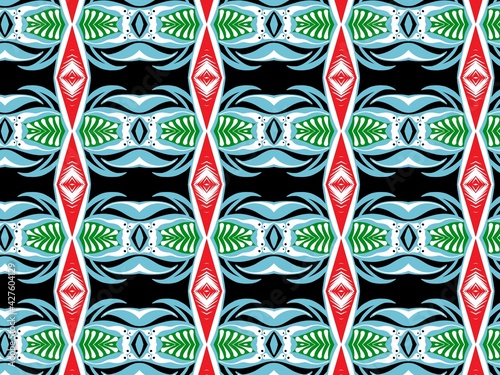 Traditional floral ornament, seamless pattern with vintage mandala elements. Can be used for wallpaper, pattern fills, web pages background, surface textures.Islam, Arabic, Indian, ottoman motifs