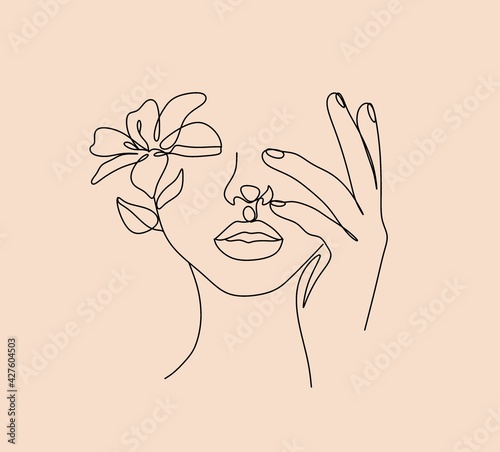 Woman with stars and crystals line