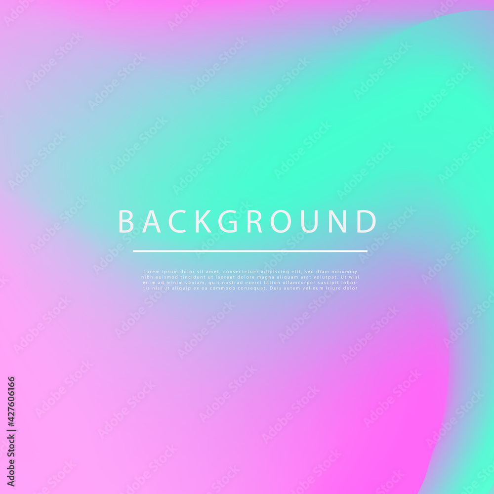 Abstract blur background in blue, turquoise, aqua and pink mesh gradient for presentation, website homepage, product presentation background