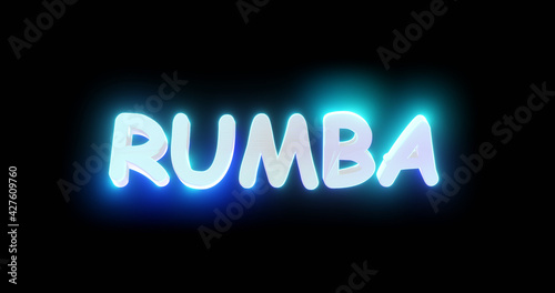 Rumba Paar Tanz Name Schriftzug photo