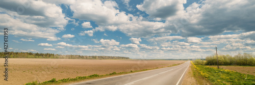 Endless country road to the...