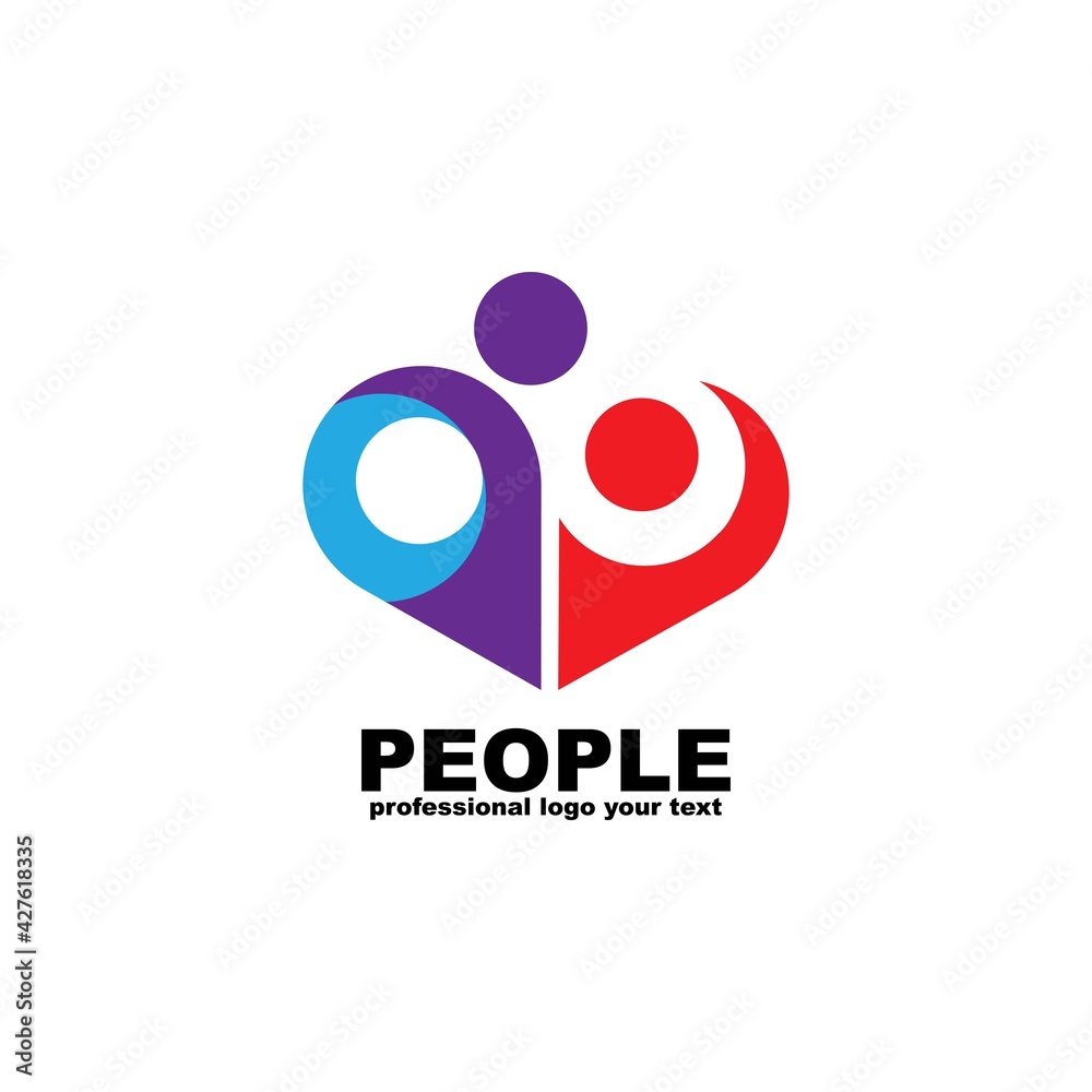 Fun people Healthy Life Logo template vector icon, Adoption and community care Logo
Fun people Healthy Life Logo template vector icon, Adoption and community care Logo