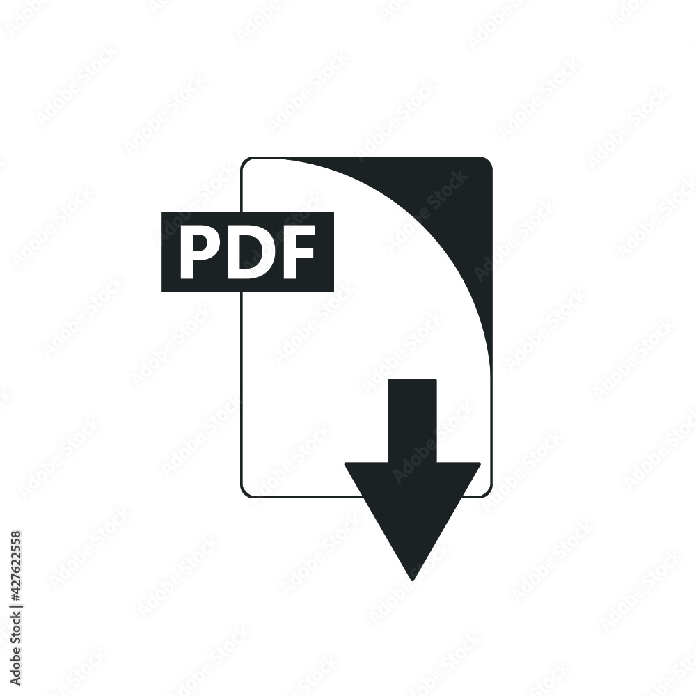 Pdf file symbol template color editable on white background. Pdf file symbol template color editable on white background.