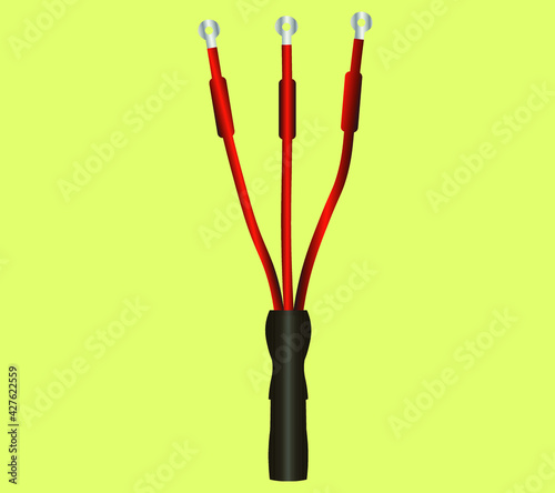 35KV heat shrinkable cable termination kit of heat shrinkab