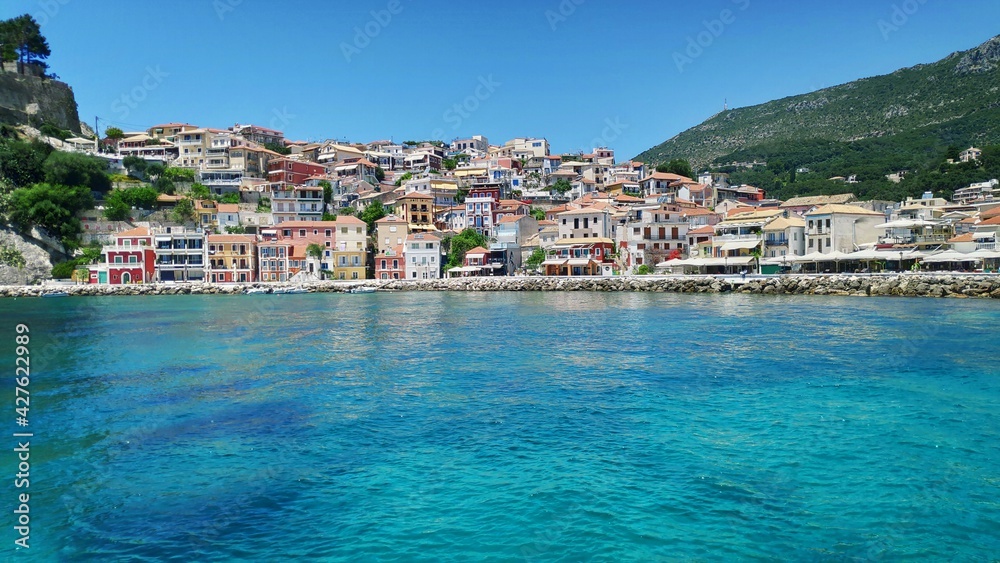 parga greece, famous tourist destination in epirus, preveza