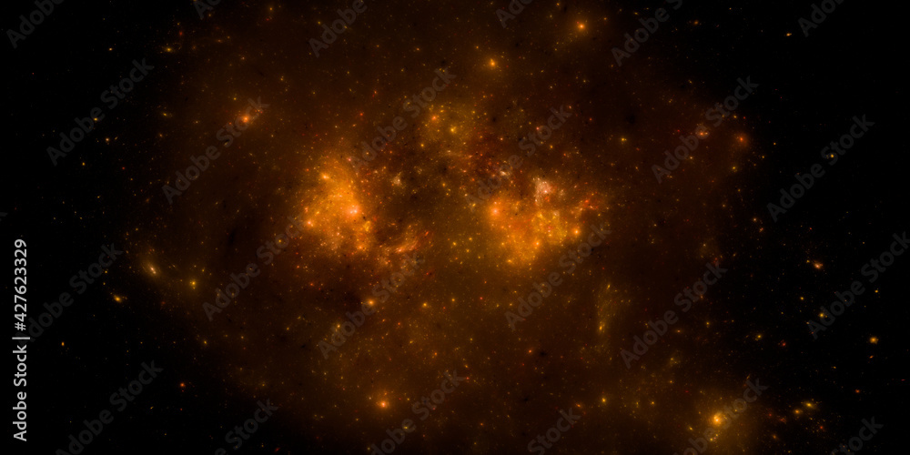 Stars background. Flying Through Space. 