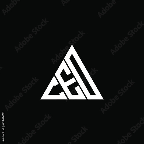 C E D letter logo creative design. CED icon