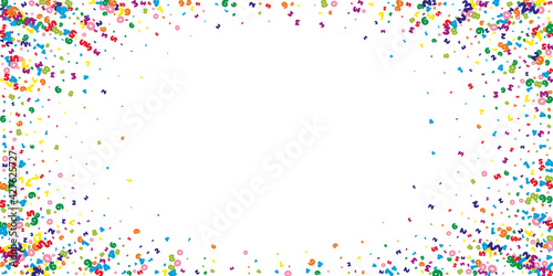 Falling vivid numbers. Math study concept with flying digits. Delicate back to school mathematics banner on white background. Falling numbers vector illustration.