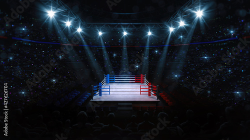 Photography Boxing fight ring