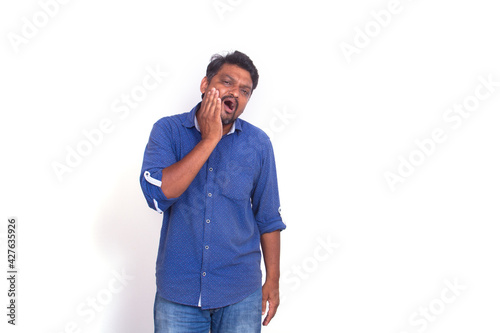 heavy tooth pain south indian man
