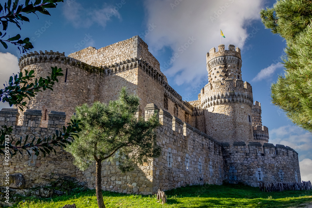 Castle of Manzanares el Real, is a palace-fortress of late medieval origin