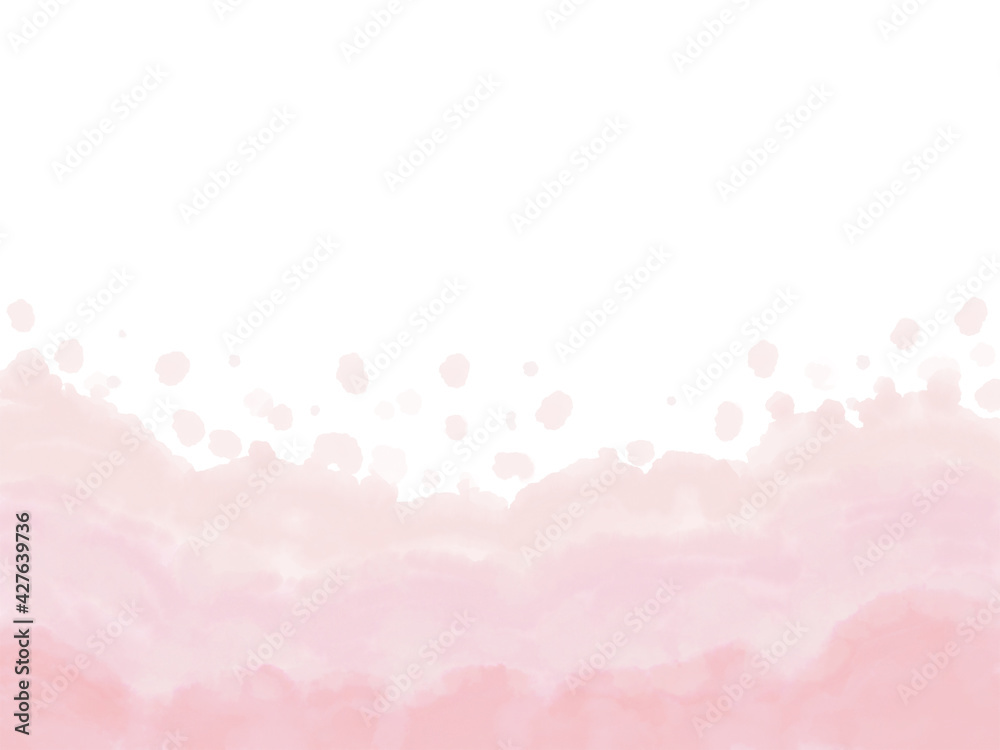 水しぶきのような水彩画のピンクの背景、春のような柔らかい色の壁紙 水しぶきのような水彩画のピンクの背景、春のような柔らかい色の壁紙