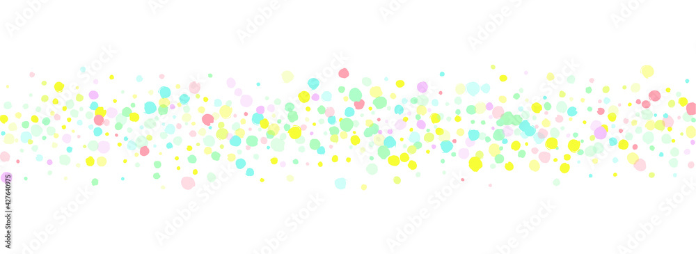 Yellow Rain Happy Panoramic White Background. Fun Circle Banner. Independence Dust Wallpaper. Pastel Confetti Christmas Postcard. Yellow Rain Happy Panoramic White Background. Fun Circle Banner. Independence Dust Wallpaper. Pastel Confetti Christmas Postcard.