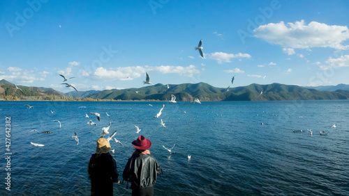 fishing on the lake