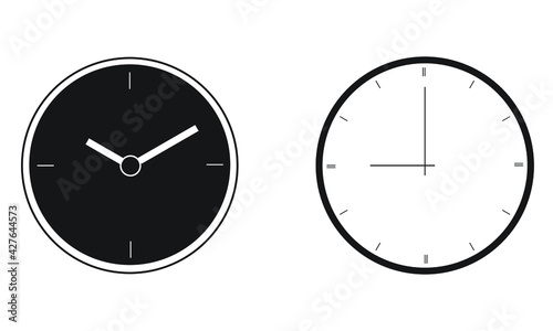 Clock vector art 