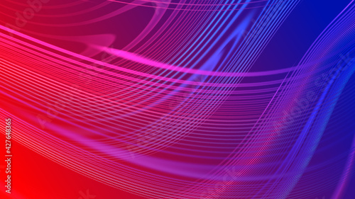 Abstract red blue gradient geometric background. Neon light curved lines  and shape with colorful graphic design. with space for concept design  business technology background. Stock Illustration | Adobe Stock
