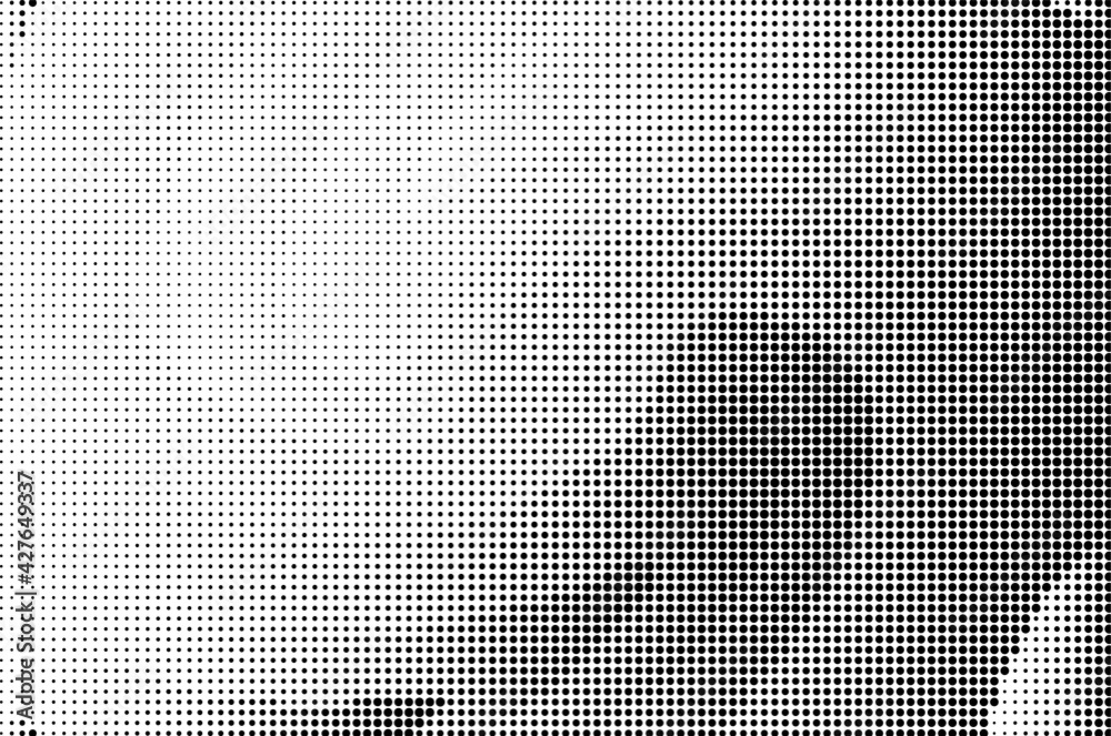 Perforated panel. Abstract monochrome background. Halftone pattern. Vector illustration. Perforated panel. Abstract monochrome background. Halftone pattern. Vector illustration.