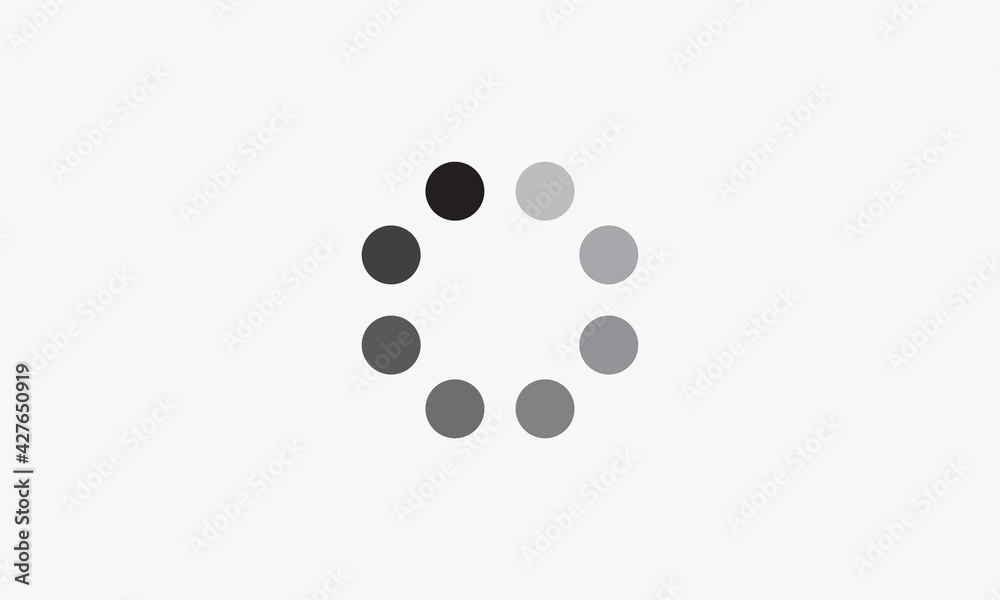 loading buffering vector illustration. isolated on white background. creative icon. loading buffering vector illustration. isolated on white background. creative icon.