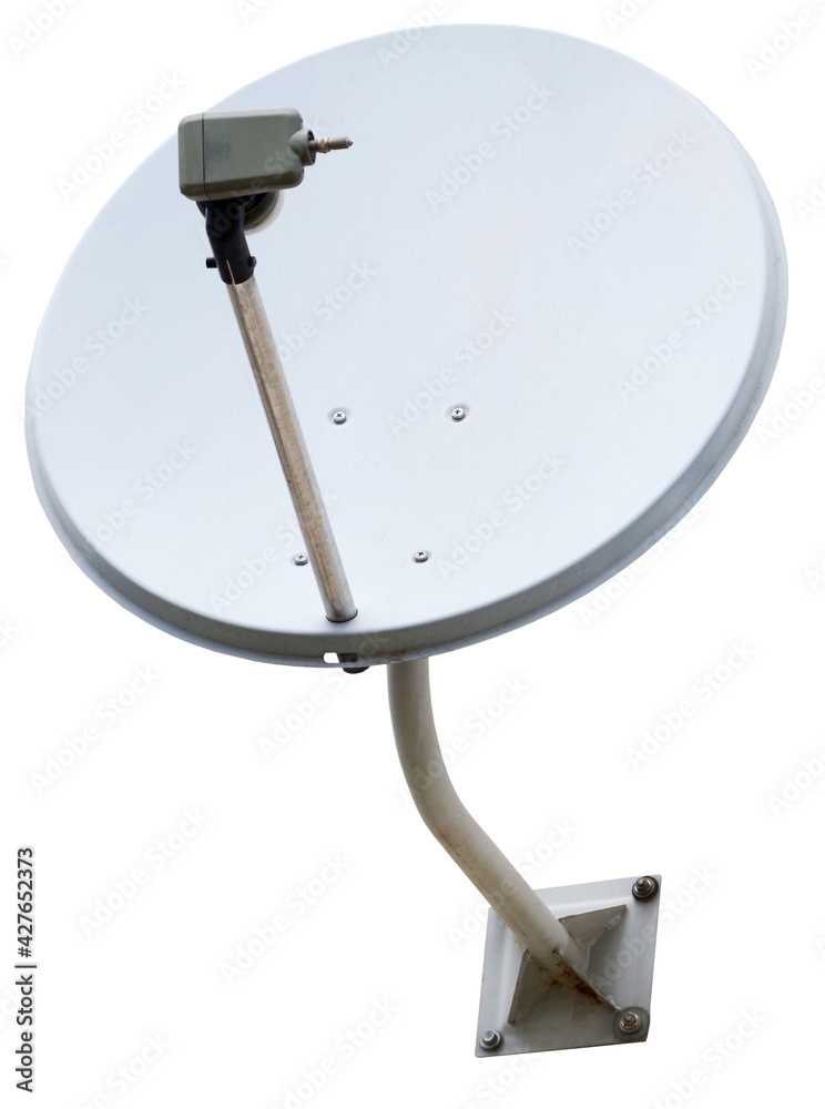 satellite dish antenna isolated on white satellite dish antenna isolated on white