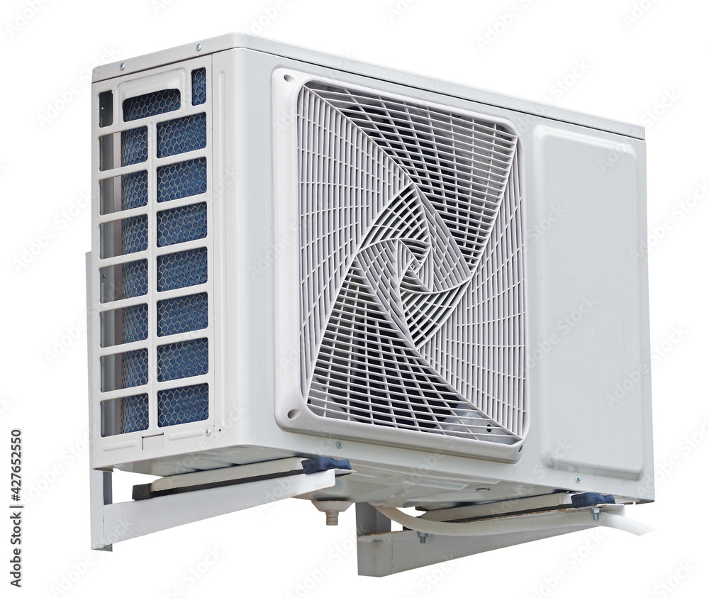 air conditioning compressor isolated on white