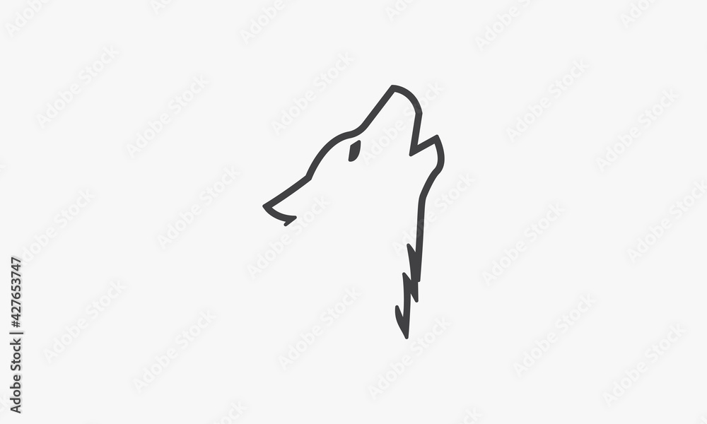 roar animal vector illustration on white background. creative icon. roar animal vector illustration on white background. creative icon.