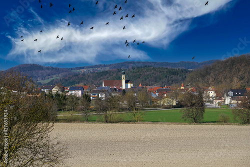 Wörth on the Danube is a city in Bavaria with a very well restored castle on top of a mountain