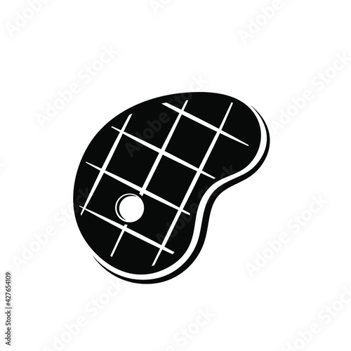 BBQ vector icon set. picnic illustration sign collection. steak symbol or logo.