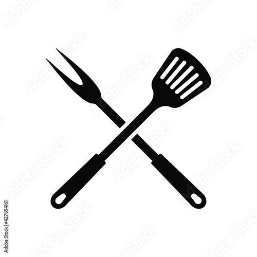 BBQ vector icon set. picnic illustration sign collection. steak symbol or logo.