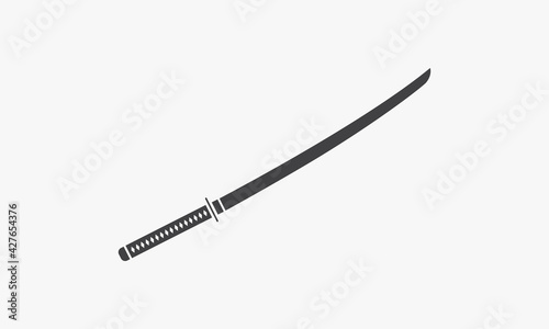 sword vector illustration on white background. creative icon.