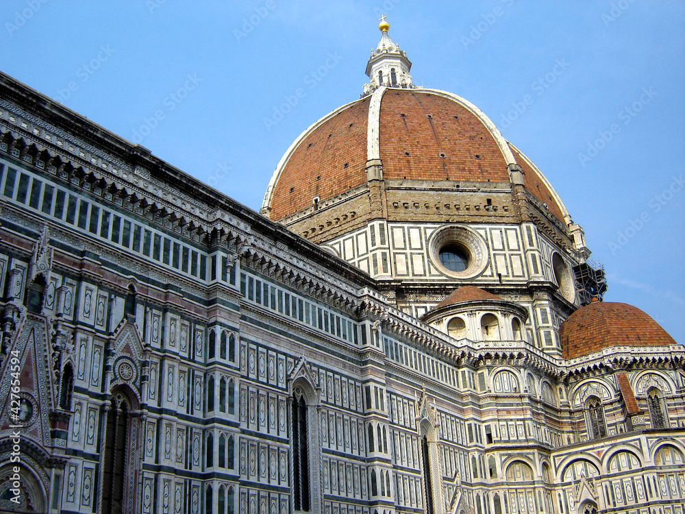 Florence Cathedral in Piazza del Duomo in Florence, Italy
