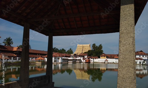 Sree Padmanabha Swamy temple, historic building situated at Thiruvananthapuram district of Kerala, Major tourist attraction