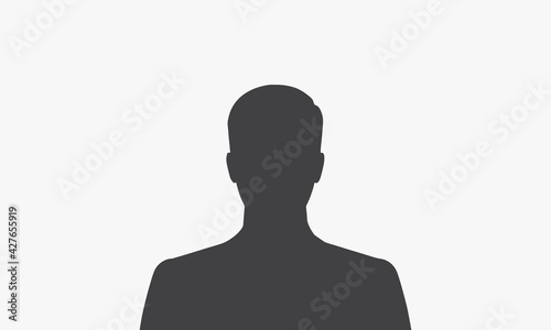 portrait photo icon. isolated on white background. design vector.