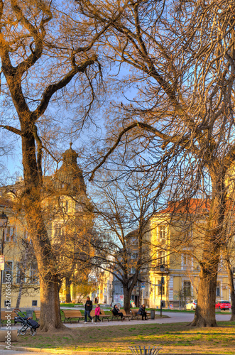 Sofia, Bulgaria : Cityscape in springtime, HDR Image