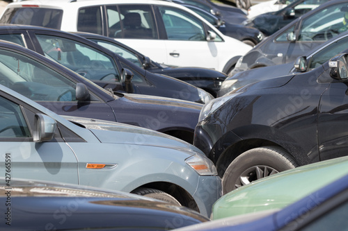 Cars in the parking lot © Konrad