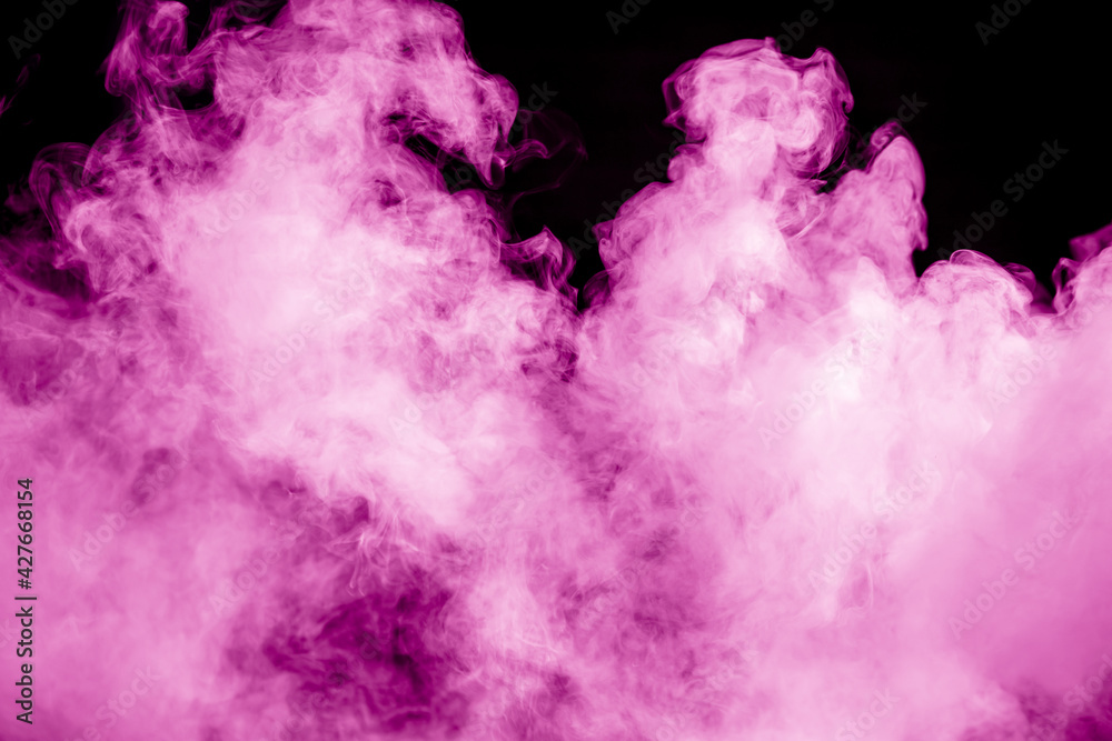 Fototapeta premium Pink smoke as an abstract background.