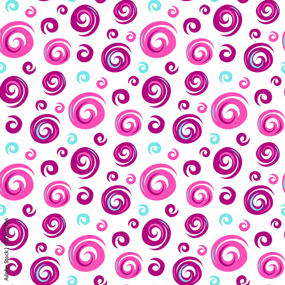 Seamless pattern with a simple abstract drawing Seamless pattern with a simple abstract drawing