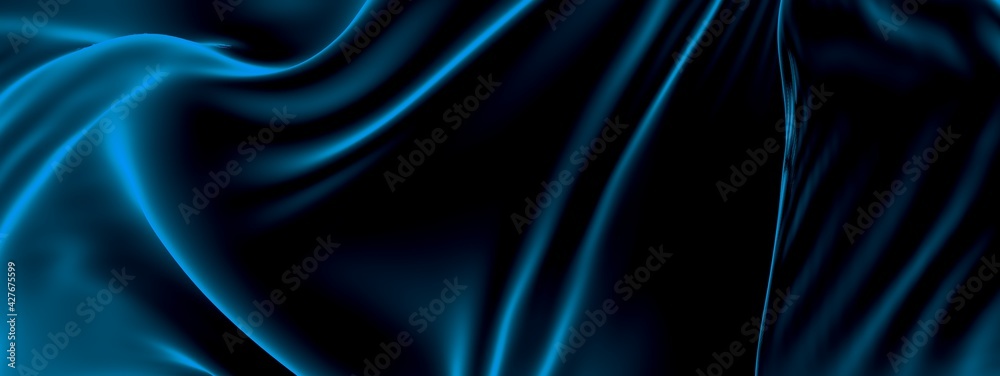 Obraz premium futuristic background in dark 3d modern