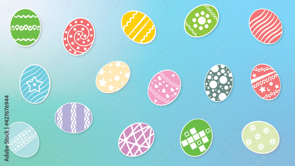 easter eggs seamless pattern easter eggs seamless pattern