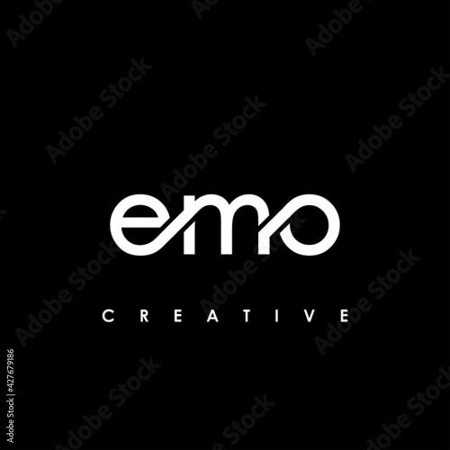 EMO Letter Initial Logo Design Template Vector Illustration